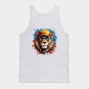 Nonchalant Gangster Lion Tank Top